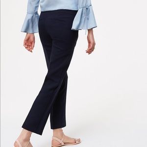 NWOT Loft Marisa Ankle Pants in Navy